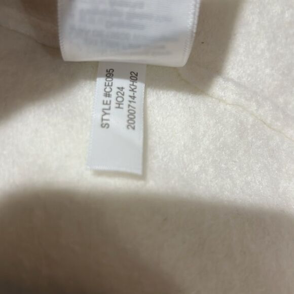 J. crew Factory ce095 ivory Wrap Sweater In Extra-soft Yarn  size med NWT - Picture 6 of 6
